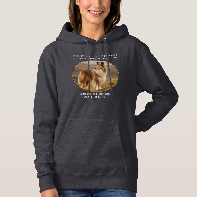 Beside You Collie Hoodie (Front)