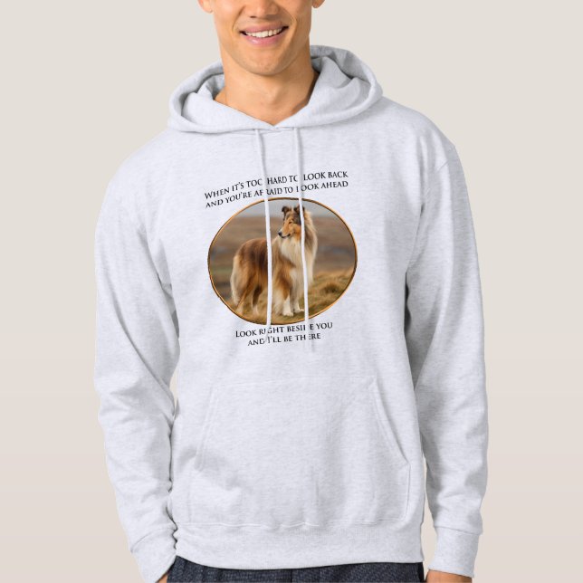 Beside You Collie Hoodie (Front)