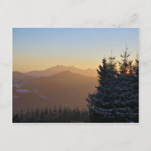 Beskid Sądecki View for Tatras Postcard