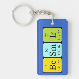 Besmir periodic table name keyring