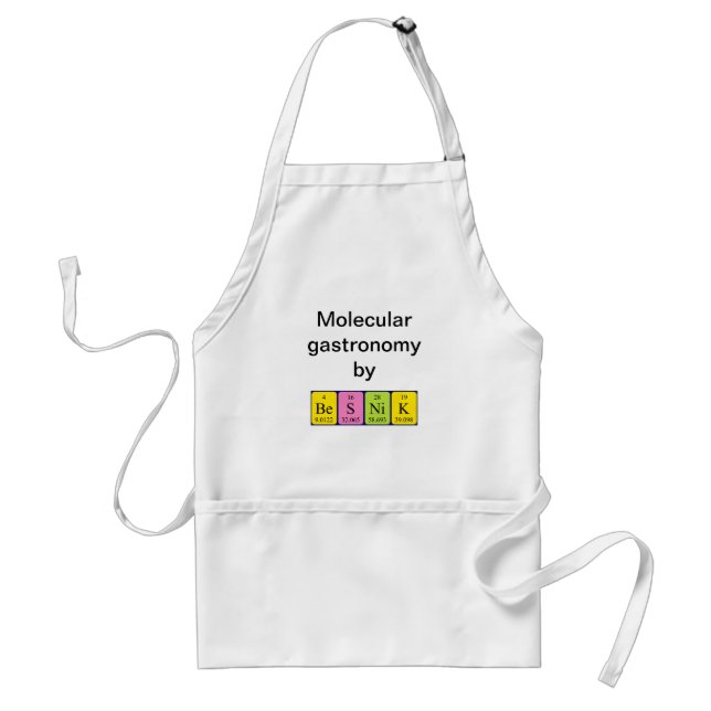 Besnik periodic table name apron (Front)