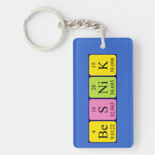 Besnik periodic table name keyring