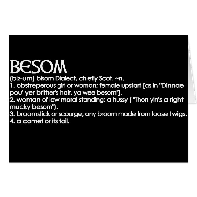 Besom (Front Horizontal)