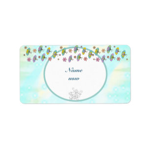 Besondere visitenkarte label