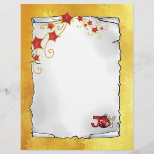 Besonderet Weihnachts Briefbogen Custom Letterhead