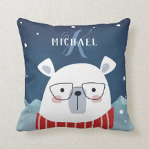 Bespectacled Polar Bear | Monogram