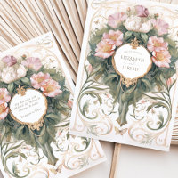Bespoke Floral Butterfly Art Nouveau Wedding