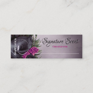 Bespoke fragrance personal scent sniff note mix mini business card