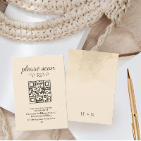 Bespoke Marbled Villa Wedding Website RSVP