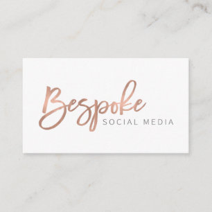 Bespoke Social Media Business Card