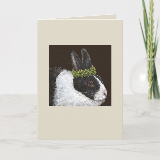 Bess the bunny card (Front)