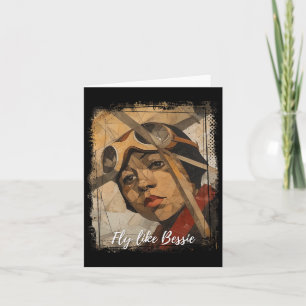 Bessie Coleman Black History Month African America Card