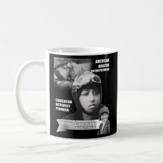 Bessie Coleman Dark Coffee Mug