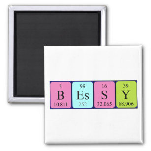 Bessy periodic table name magnet