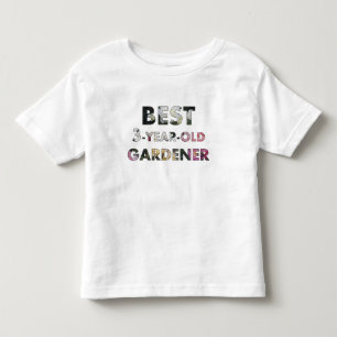 Best 3-Year-Old Gardener Roses Toddler T-Shirt