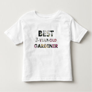 Best 3-Year-Old Gardener Roses Toddler Toddler T-Shirt