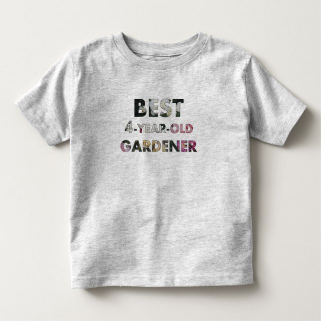 Best 4-Year-Old Gardener Roses (© Mira) Toddler T-Shirt (Front)