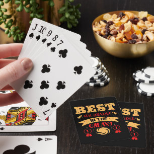 BEST 5TH GRADER IN THE GALAXY funny cute           Playing Cards
