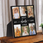 Best Abuela Ever - Grandchildren Photo Collage Plaque<br><div class="desc">Celebrate the "Best Abuela Ever" with this personalised Grandchildren Photo Collage Plaque. This heartfelt gift showcases a beautifully arranged collage of cherished photos capturing special moments, complemented by a loving message. Crafted from high-quality materials with an elegant finish, it's perfect for displaying at home as a cherished keepsake. Ideal for...</div>