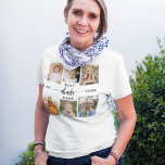 Best Abuela Ever - Grandchildren Photo Collage T-Shirt<br><div class="desc">Celebrate the "Best Abuela Ever" with this personalised Grandchildren Photo Collage T-Shirt. This heartfelt gift showcases a beautifully arranged collage of cherished photos capturing special moments, complemented by a loving message. Crafted from soft, durable fabric, it offers both comfort and style. The custom design ensures vibrant, clear prints of memorable...</div>