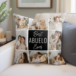 Best ABUELO Ever Custom Throw Pillow