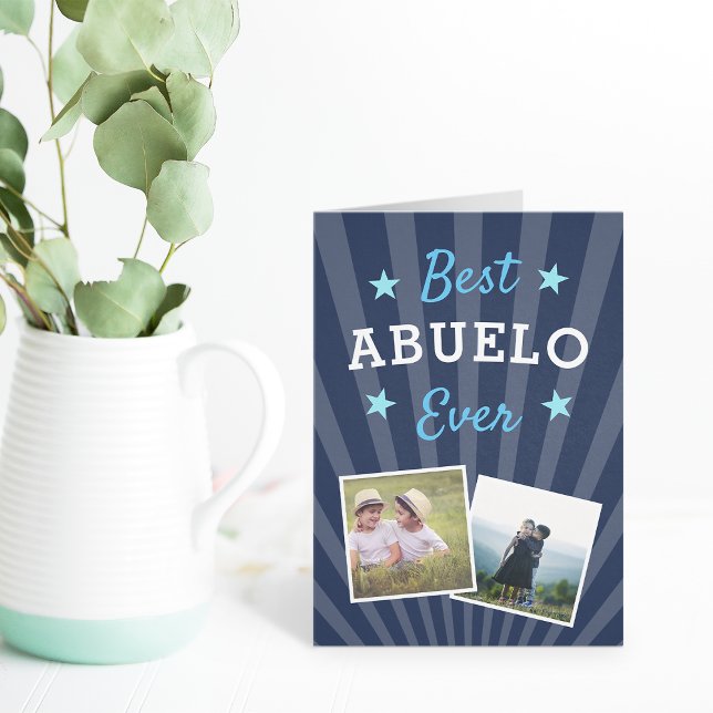 Best Abuelo Ever | Father's Day Photo Card (Creator Uploaded)