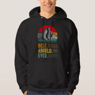 Best Abuelo Ever Men Vintage Retro Decor Grandpa Hoodie