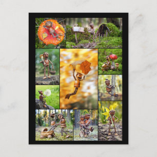 Best acorn elves photos mosaic postcrossing  postcard