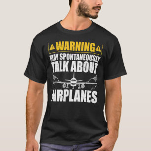 Best Aeroplane For Men Women Pilot Aviation Plane  T-Shirt