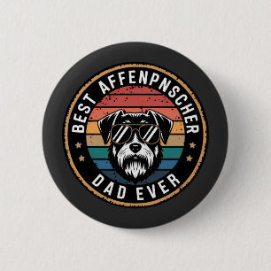 Best Affenpnscher Dad Ever Funny Dog 6 Cm Round Badge