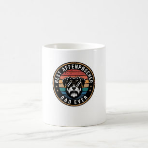 Best Affenpnscher Dad Ever Funny Dog Coffee Mug