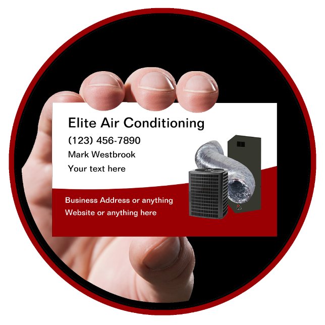 Best Air Conditioning Service Business Cars Business Card (Creator Uploaded)