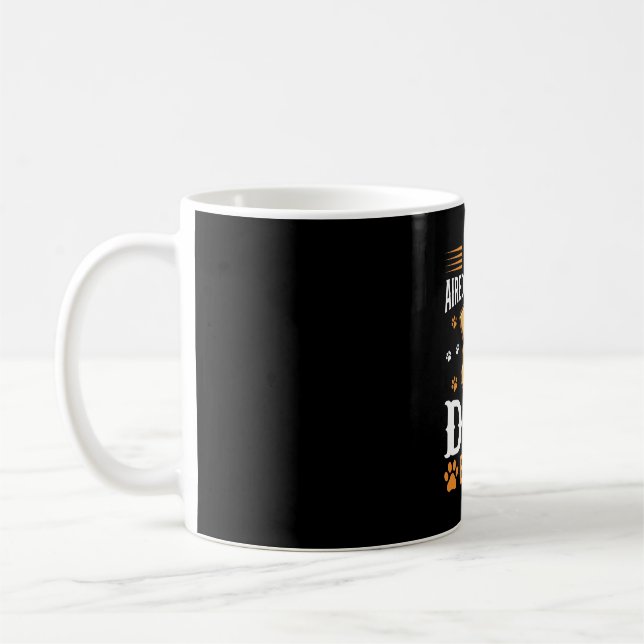 Best Airedale Terrier Dad Ever Dog Lover Coffee Mug (Left)
