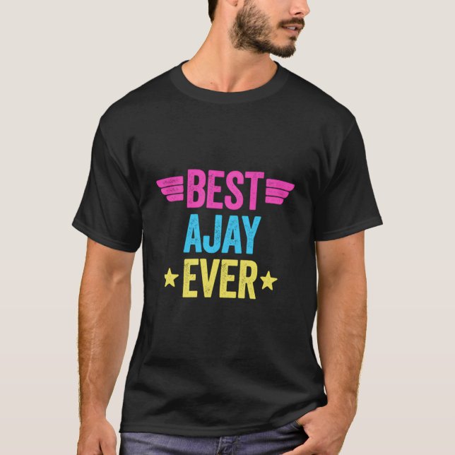 Best Ajay Ever T-Shirt (Front)