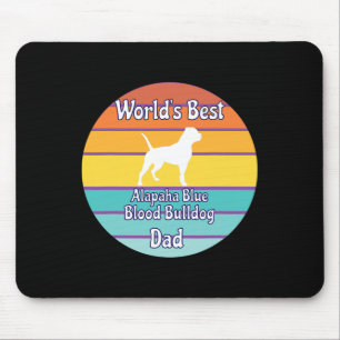 Best Alapaha Blue Blood Bulldog Dad Mouse Pad