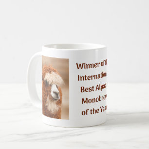 Best Alpaca Monobrow Coffee Mug