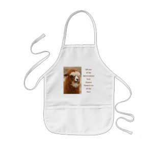 Best Alpaca Monobrow Kids Apron