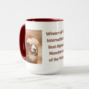 Best Alpaca Monobrow Mug