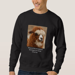 Best Alpaca Monobrow Sweatshirt