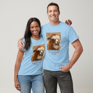 Best Alpaca Monobrow T-Shirt