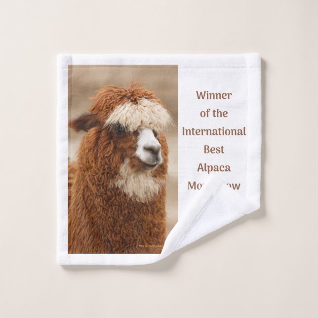 Best Alpaca Monobrow Wash Cloth (Wash Cloth)