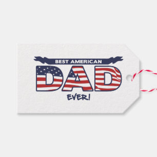 Best American Dad Ever Gift Tags