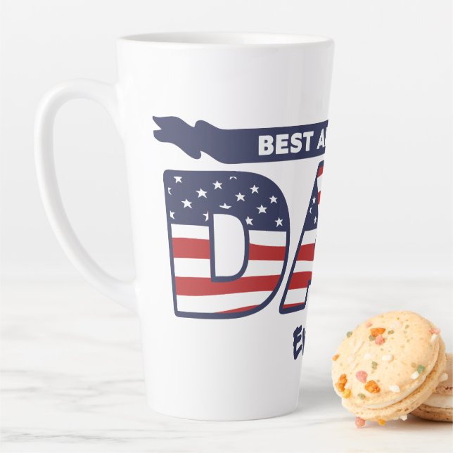 Best American Dad Ever Latte Mug (In Situ)