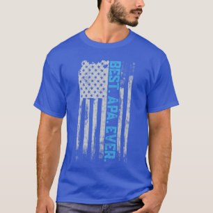 Best Apa Ever American USA Fathers Day gift Grandp T-Shirt