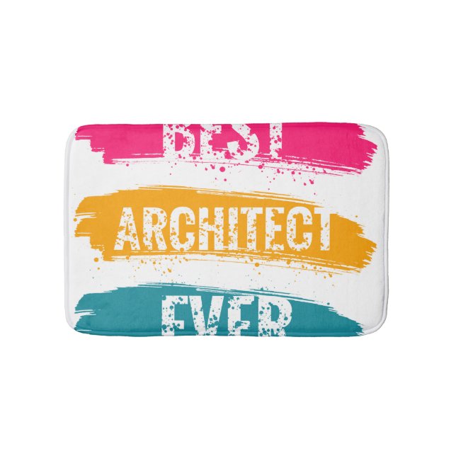 Best Architect Ever Bath Mat (Front)