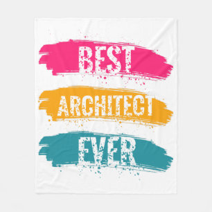 Best Architect Ever Fleece Blanket