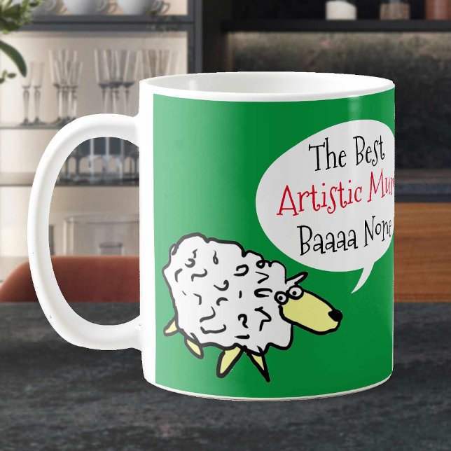 Best Artistic Mum. Fun Coffee Mug (Creator Uploaded)