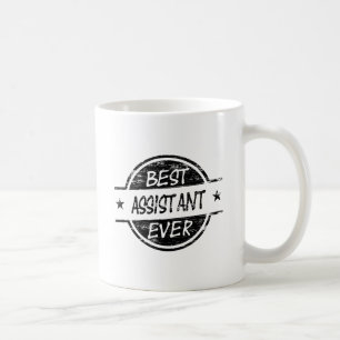 Best Assistant Ever Black Coffee Mug