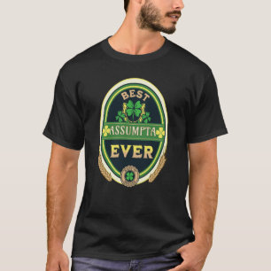 Best Assumpta Ever Personal Name Irish Retro Beer T-Shirt