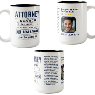 Best Attorney Gift Two-Tone Coffee Mug